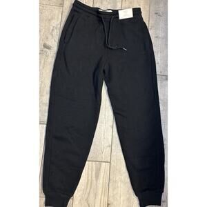 Hollister Men's Relaxed Joggers Black Size XS Extra Small Zipper Pockets